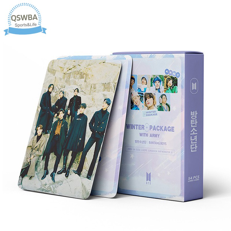 Qswba BTS Lomo Card Set Kpop Photocards Merchandise Greeting Card BTS Postcard Set For Fan