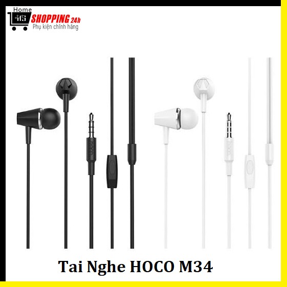 Tai Nghe Hoco M34 Âm Thanh Siêu Hay - BH 3 Tháng 1 Đổi 1