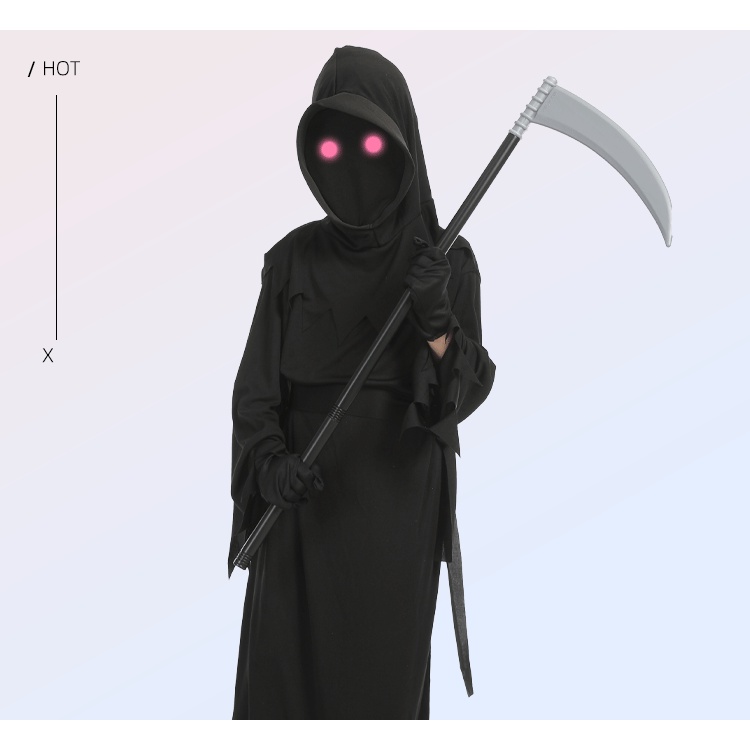 Trang Phục Hóa Trang Halloween Nhân Vật Hoạt Hình Grim Reaper Cho Bé Trai