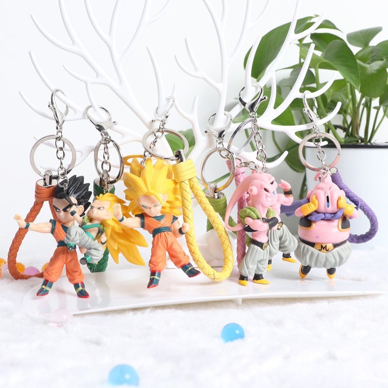 Toàn Bộ Móc Khóa Nhựa pvc Hình Nhân Vật Goku Kiki Trong Phim Bảy Viên Ngọc Rồng