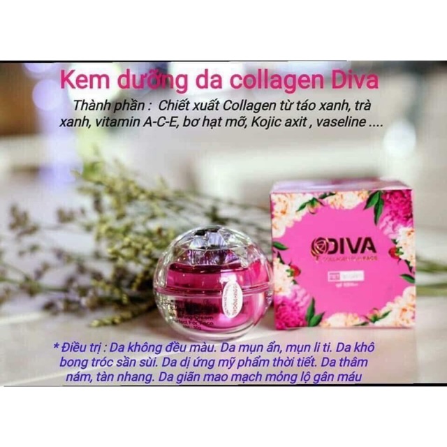 KEM DƯỠNG DA COLLAGEN DIVA