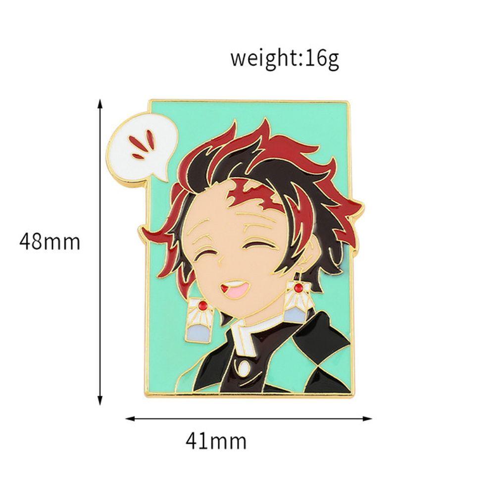 Huy Hiệu Cài Áo Hình Hoạt Hình Demon Slayer Độc Đáo