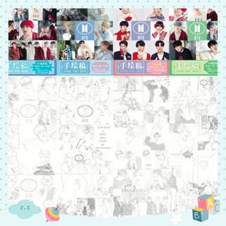 Tranh vẽ bút chì Bangtan