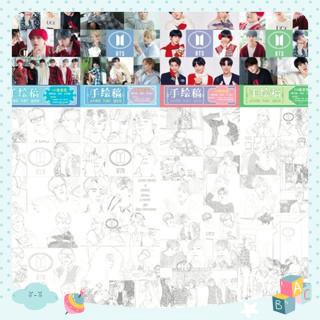 Tranh vẽ bút chì Bangtan