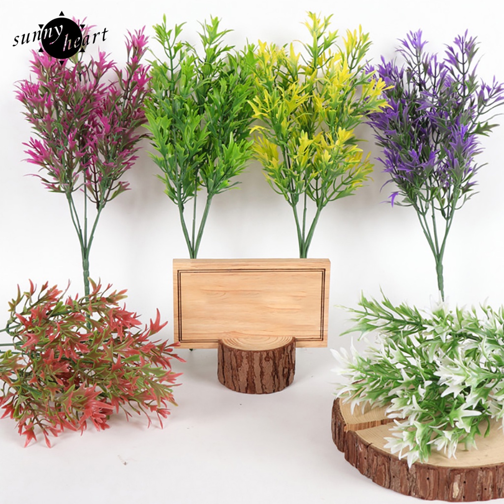 Set 5 Nhánh Cây Giả Trang Trí Sân Vườn