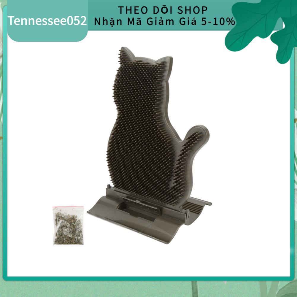 Hàng HOT Đồ chơi gãi lông cho mèo Lược chải lông gãi ngứa cố định khe cửa tự massage rụng cọ má cho mèo tặng gói catnip【Tennessee052】