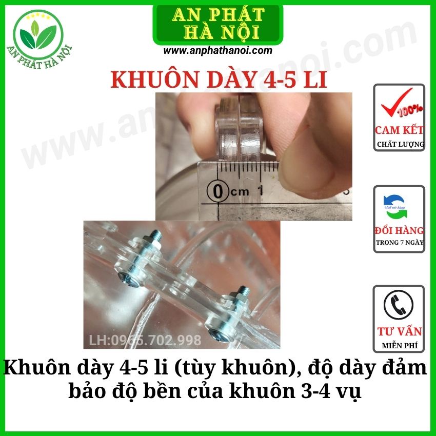 Khuôn thỏi vàng cỡ đại số 4 - khuôn dành cho bưởi da xanh - bưởi 2kg trở lên,dày 5 li to đẹp