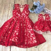 Set  đầm  cho mẹ  và  bé