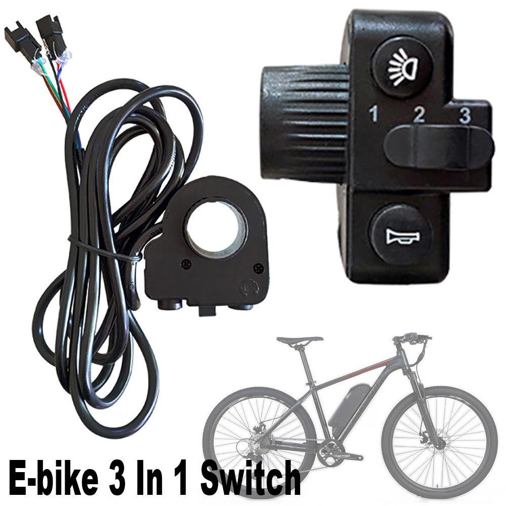 Công Tắc Gia Tốc Còi Xe Đạp Điện 3 Trong 1 Tiện Dụng