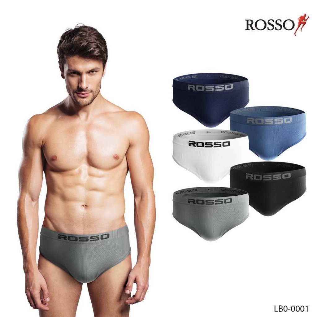 ROSSO Quần Lót Nam SEAMLESS AIR BRIEF Style BỘ 3 Miếng