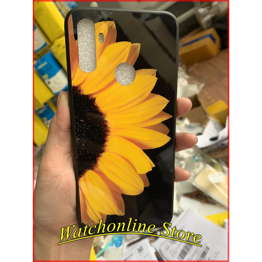Ốp lưng phủ bóng Xiaomi Note 9s/ note 8 / note 8 pro / mi 8 / mi 8se / k30 pro / redmi 8a / note 4x hoa hướng dương
