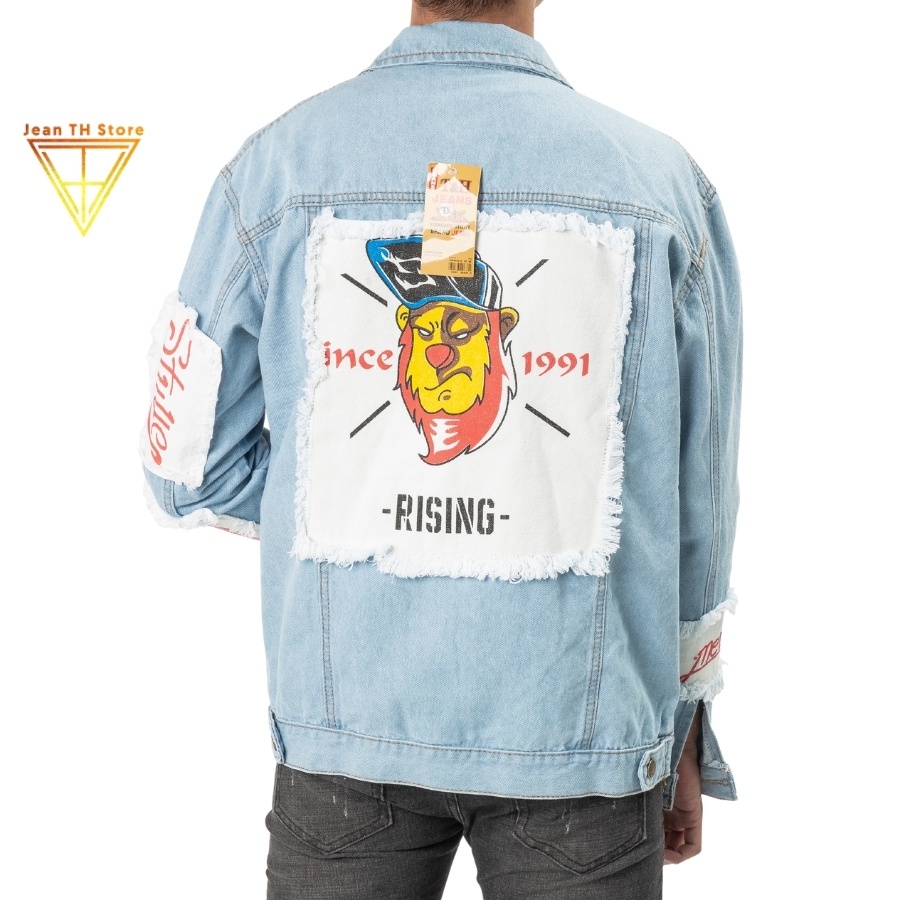 Áo khoác jean unisex nam nữ TH Store since 1991 bò cao cấp cá tính phong cách ulzzang chống nắng - Hàng nhập khẩu