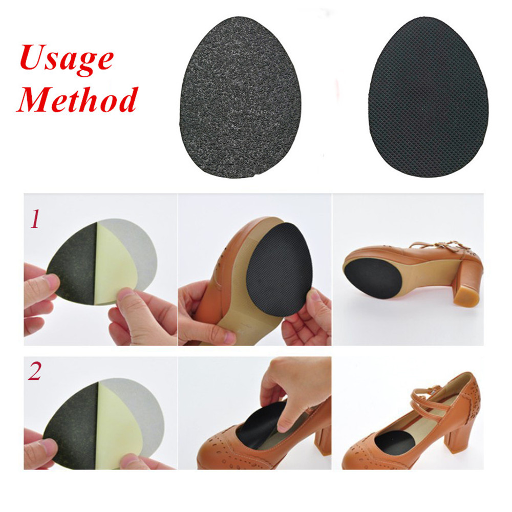 ❀SIMPLE❀ 1 Pair Fashion Anti-Slip Pads Useful Heel Sole Grip Shoes Mat Women Cushion Insole Self-Adhesive High Heels Sticker Sole Protectors