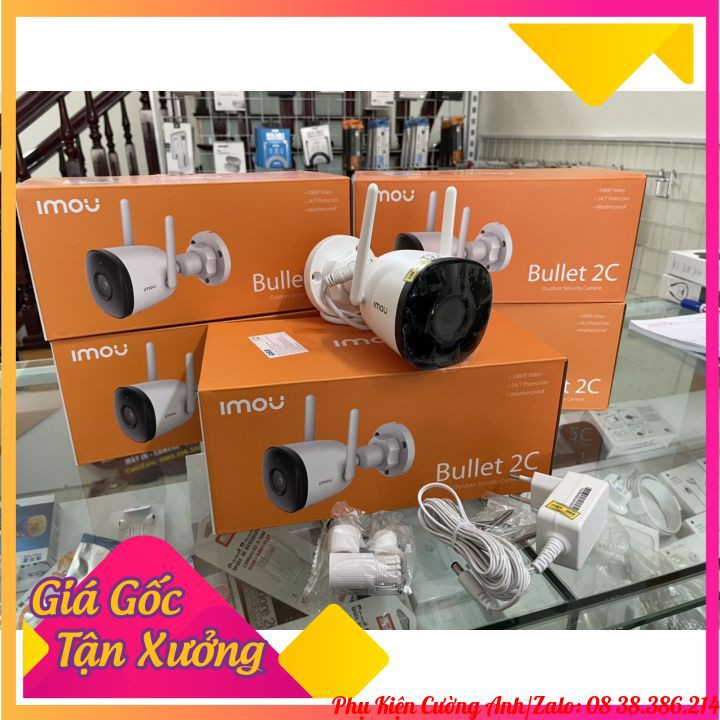 Camera IP Wifi Ngoài Trời 2MP 1 râu IMOU IPC-F22 – Hàng chính hãng.