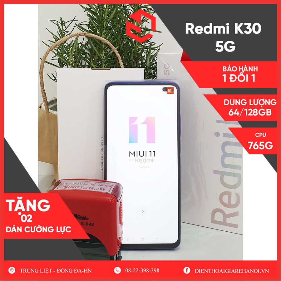 Điện Thoại Giá Rẻ XIAOMI REDMI K30 5G - RAM 6-64GB, RAM 6-128GB - [Giá rẻ, Bảo hành 3 tháng1 đổi 1 - Tặng cường lực] | WebRaoVat - webraovat.net.vn