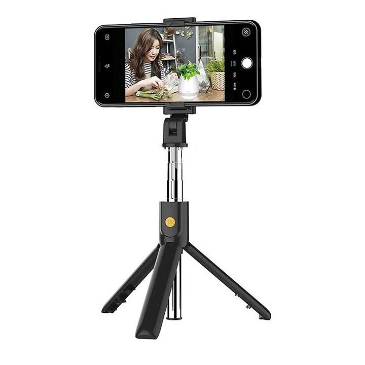 Gậy selfie chụp ảnh 3 chân tripod tự sướng bluetooth K07 tích hợp remote