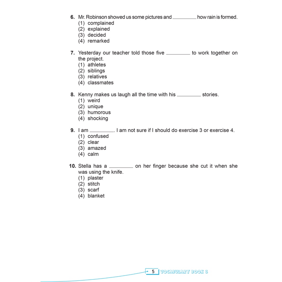 Sách - Bài Tập Từ Vựng Tiếng Anh Cơ Bản Dành Cho Học Sinh (Basic Vocabulary) - Tập 3