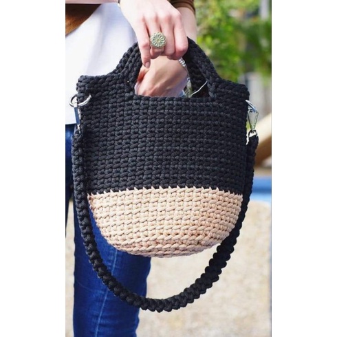 Sợi Chainy Cotton 300gr móc túi siêu nhanh k xù