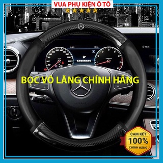 Bọc Vô Lăng Cao Cấp - Bọc VoLang Carbon - Chống Trơn, Chống Trượt - Bọc Vo Lang Full Logo Các Hãng
