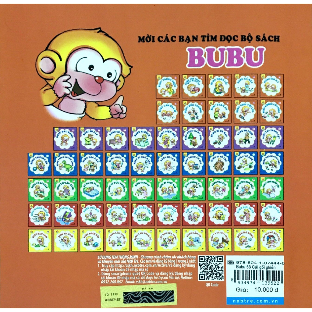 Sách - Bé Học Lễ Giáo - Bubu Tập 58: Bubu Và Cái Gối Ghiền