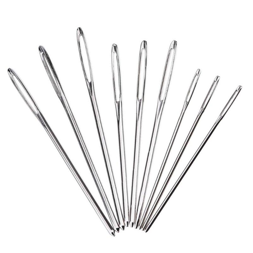 Set 9 kim đan len bằng thép không gỉ tiện dụng