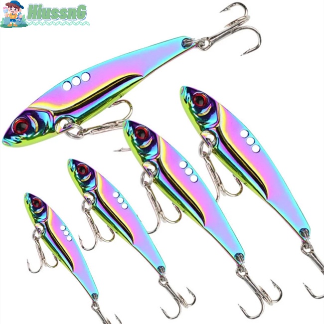 Hus Mồi Câu Cá Giả Dài Nhiều Màu Sắc Hình Cá Biển