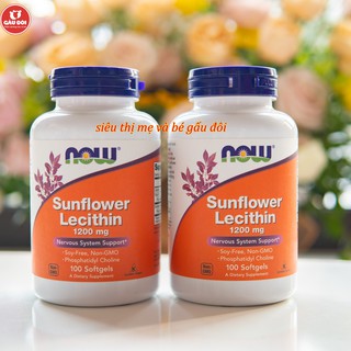 Chống tắc tia sữa sunflower lecithin 120g dạng viên
