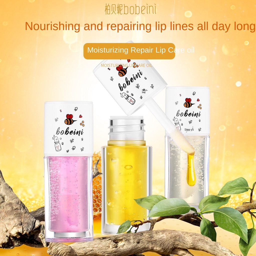 ✨✨Son dưỡng môi BOBEINI chiết xuất mật ong/đào/sữa mật ong dưỡng ẩm chống nứt nẻ