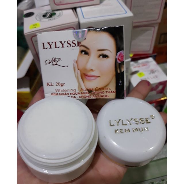 Kem ngăn ngừa mụn chống thâm trắng da chống ăn nắng LyLysee net 20g