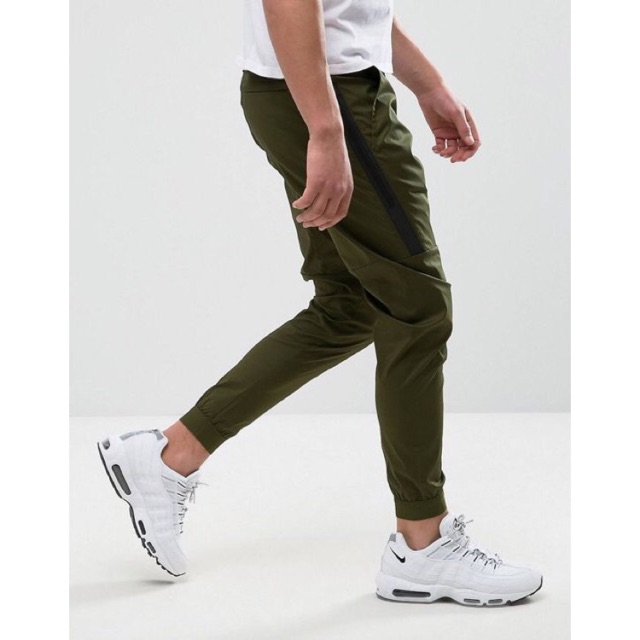 Quần Jogger Gió Hạt Co Giãn
