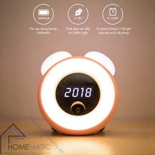 [Hàng mới] ĐỒNG HỒ TÍCH HỢP ĐÈN NGỦ THÔNG MINH LYL YD-208