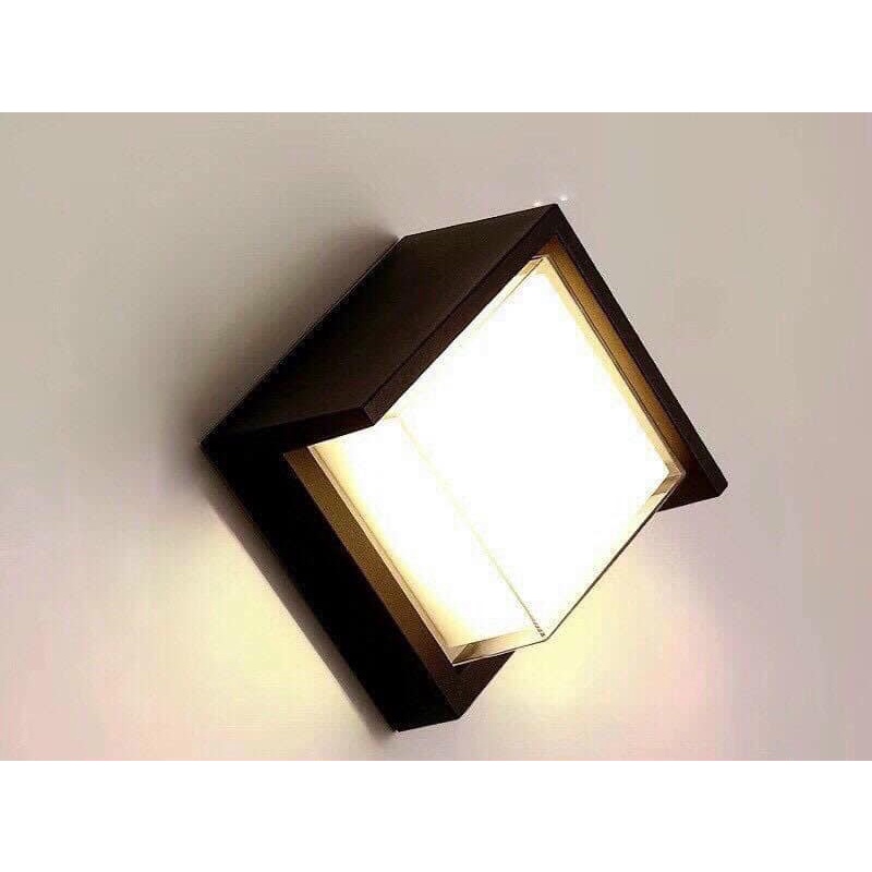 Đèn hắt tường led hộp vuông hoặc tròn, đèn ngoài trời bảo hành 1 năm