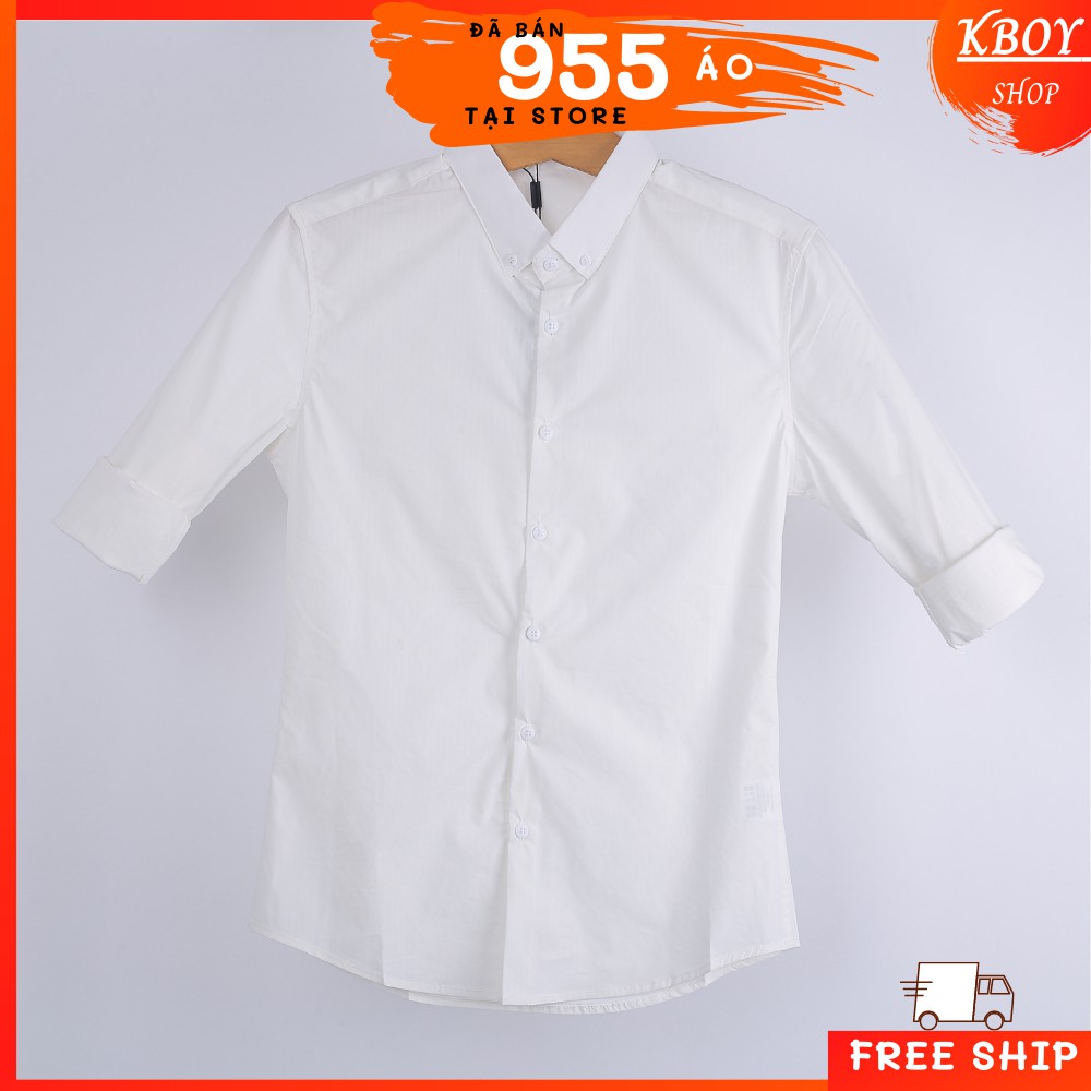 Áo sơ mi tay dài Cổ bẻ - sọc dọc nhuyễn - 3 màu - Hfang Quãng Châu - MỀM MỊ, dày dặn,Công sở,dạo phố,.... -6656 | BigBuy360 - bigbuy360.vn