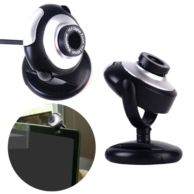 Webcam Usb Xoay 360 Độ Kèm Micro Thông Dụng Cho Máy Tính / Laptop