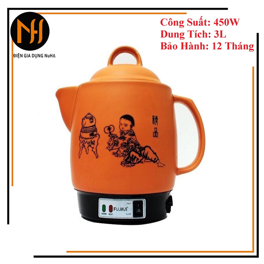 [Bảo Hành 12 Tháng]Ấm sắc thuốc tự động Cu tý, cống suất 450W, dung tích 3L, có chế độ giữ ấm