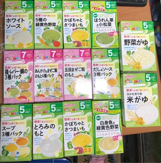 Cháo Bột ăn dặm Wakodo 5m+, 7m+ đủ vị date 2021