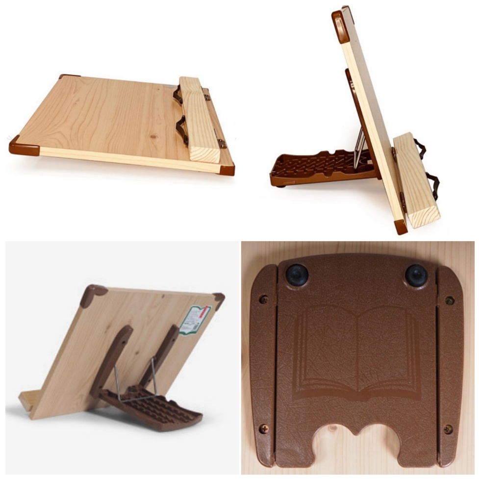 Giá Đỡ Sách Bằng Gỗ Tự Nhiên 30cm / Hàn Quốc bookstand