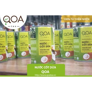 [Hỏa tốc] Nước cốt dừa QOA 400ml