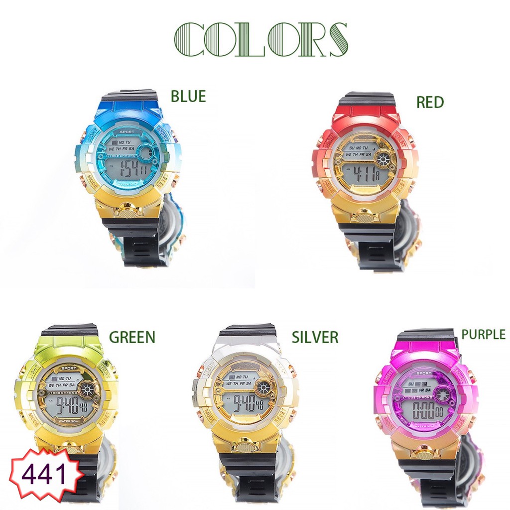 ĐỒNG HỒ NAM HAZO SPORT 441 PHA 2 MÀU ĐIỆN TỬ SIÊU ĐẸP HOT TREND | BigBuy360 - bigbuy360.vn