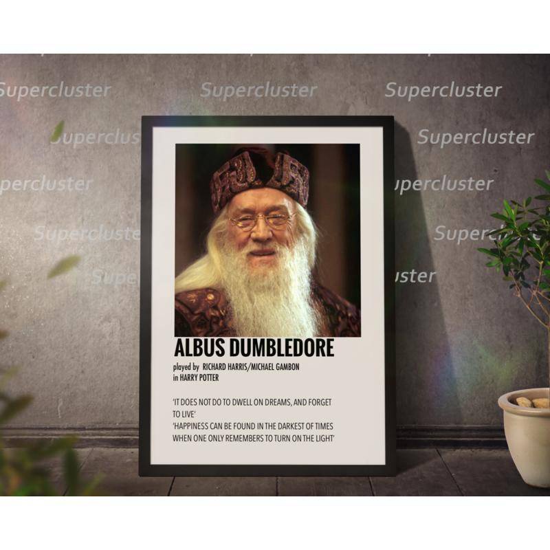 Tranh Vải Bạt Treo Tường In Hình Nhân Vật Phim Harry Potter Trang Trí Nhà Cửa
