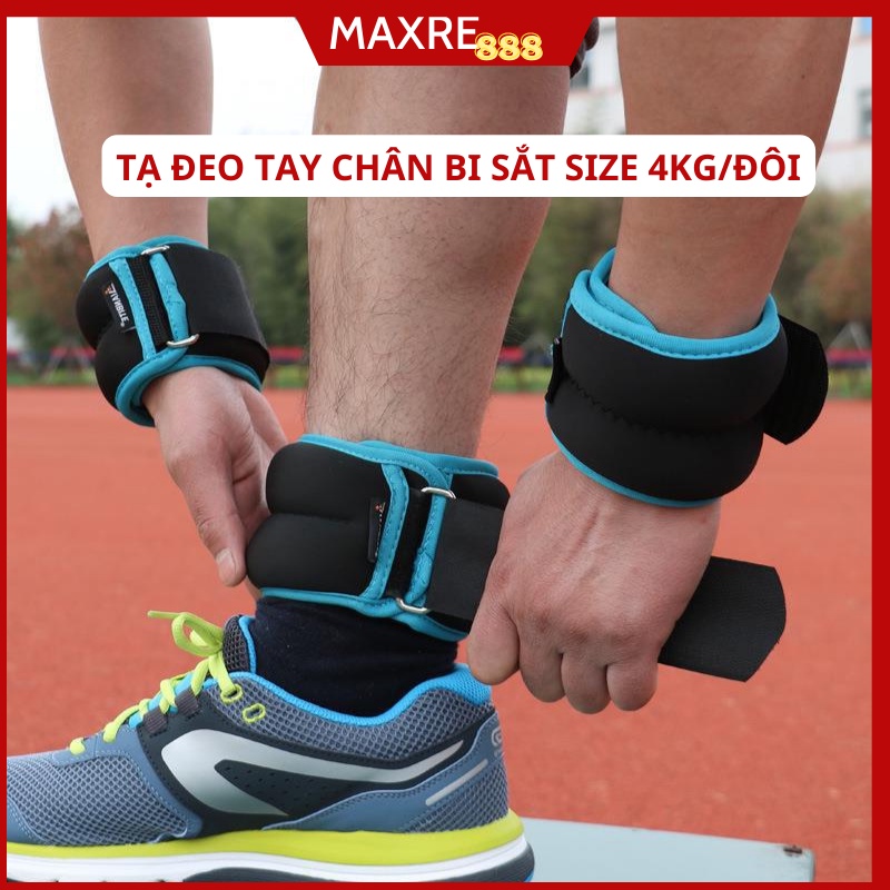 Xà Cạp Trọng Lượng, Tạ Đeo Tay Chân 4kg (2kg/ tạ)