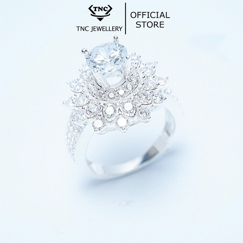 Nhẫn Nữ Bạc Ta 995 The Sun Sang Trọng Dành Cho Nữ