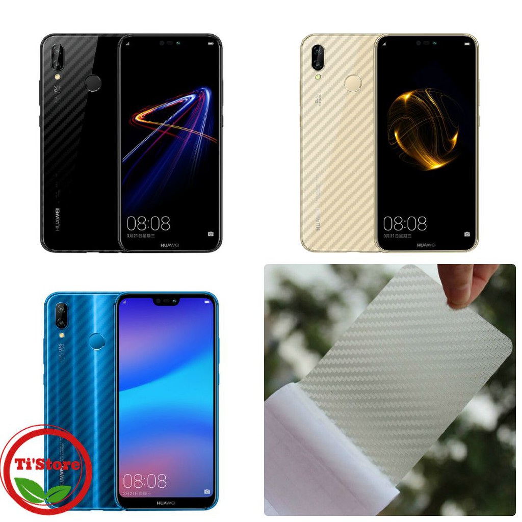 Miếng dán CARBON mặt sau cho Huawei Nova 3E