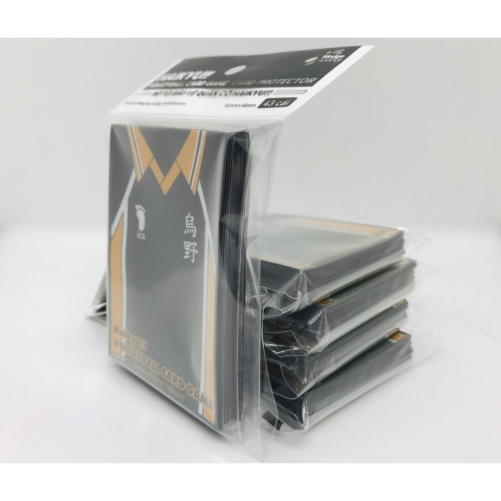 Bộ cờ bóng chuyền Haikyu - Bộ túi bảo vệ HCP-02 - Bộ 42 túi bảo vệ