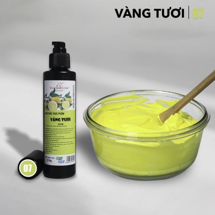 Phụ kiện ngành bánh [FREESHIP❤️] thực phẩm màu siro - màu pha bánh