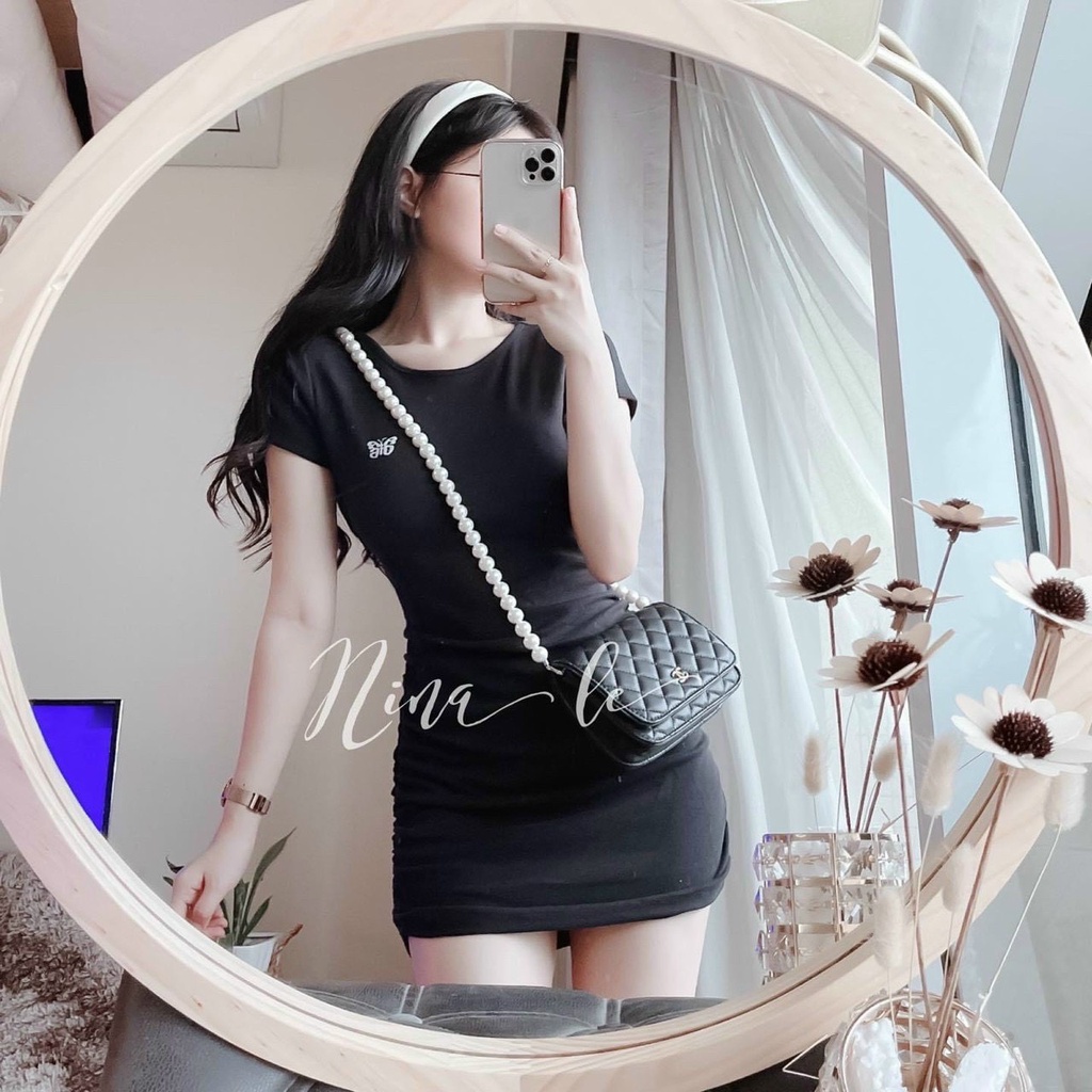 Đầm body nhúng sườn dáng ôm sát style nặng động | By bear.story | BigBuy360 - bigbuy360.vn