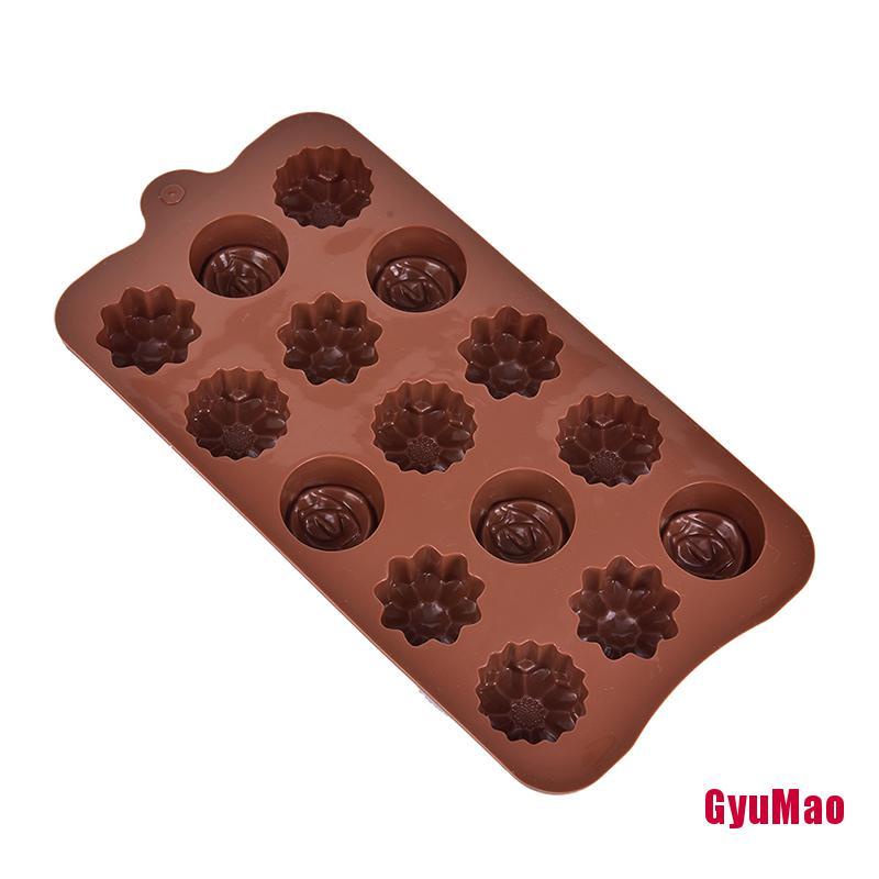 1 Khuôn Silicone Hình Hoa Hồng Làm Bánh/Xà Phòng/ Sô Cô La Tiện Dụng