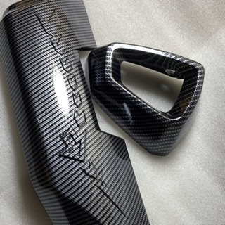 Bộ ốp chụp pô Winner X carbon