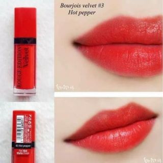 Son kem Bourjois Rouge Edition Velvet- Kèm Quà Tặng