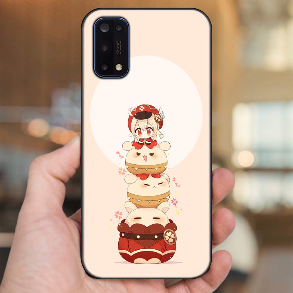 Ốp lưng Realme 7 Pro viền đen in hình Klee Genshin Impact